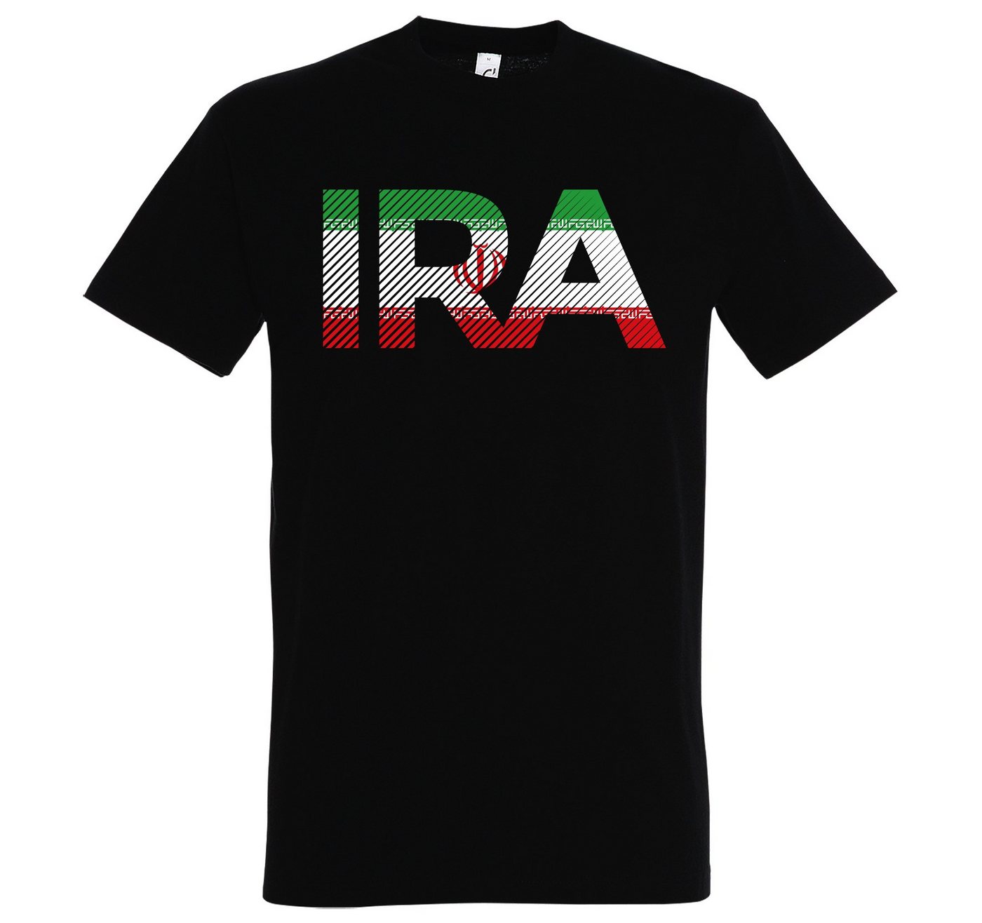 Youth Designz T-Shirt Iran Herren T-Shirt im Fußball Look mit IRA Frontprint von Youth Designz