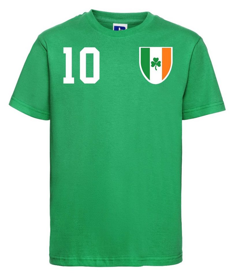 Youth Designz T-Shirt Irland Kinder T-Shirt im Fußball Trikot Look mit trendigem Motiv von Youth Designz