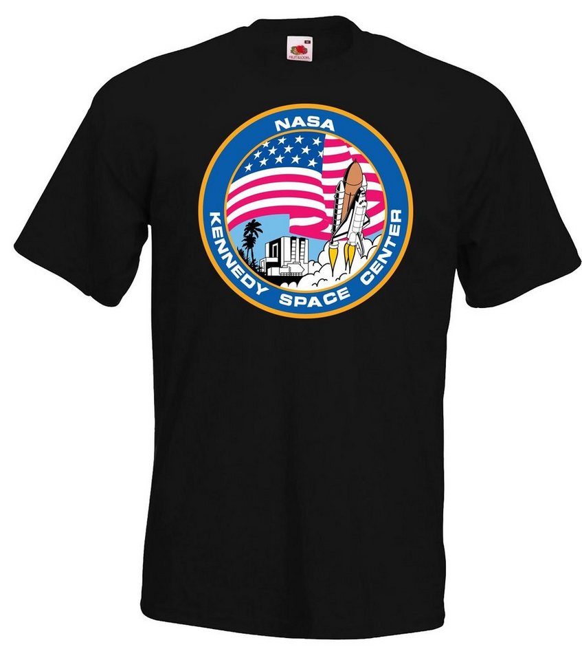 Youth Designz T-Shirt Kennedy Space Center Herren T-Shirt mit trendigem Frontprint von Youth Designz