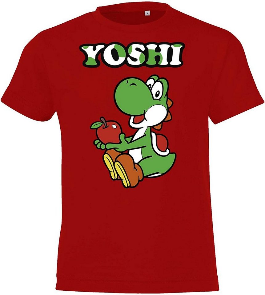 Youth Designz T-Shirt Kinder Baby T-Shirt Yoshi für Jungen & Mädchen mit trendigem Front Print von Youth Designz