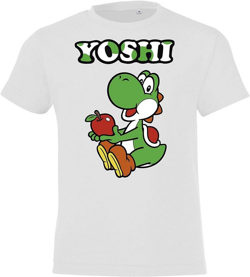 Youth Designz T-Shirt Kinder Baby T-Shirt Yoshi für Jungen & Mädchen mit trendigem Front Print von Youth Designz