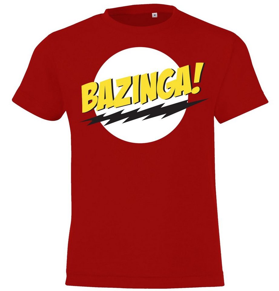 Youth Designz T-Shirt Kinder T-Shirt Modell Bazinga Mit trendigem Front Print von Youth Designz