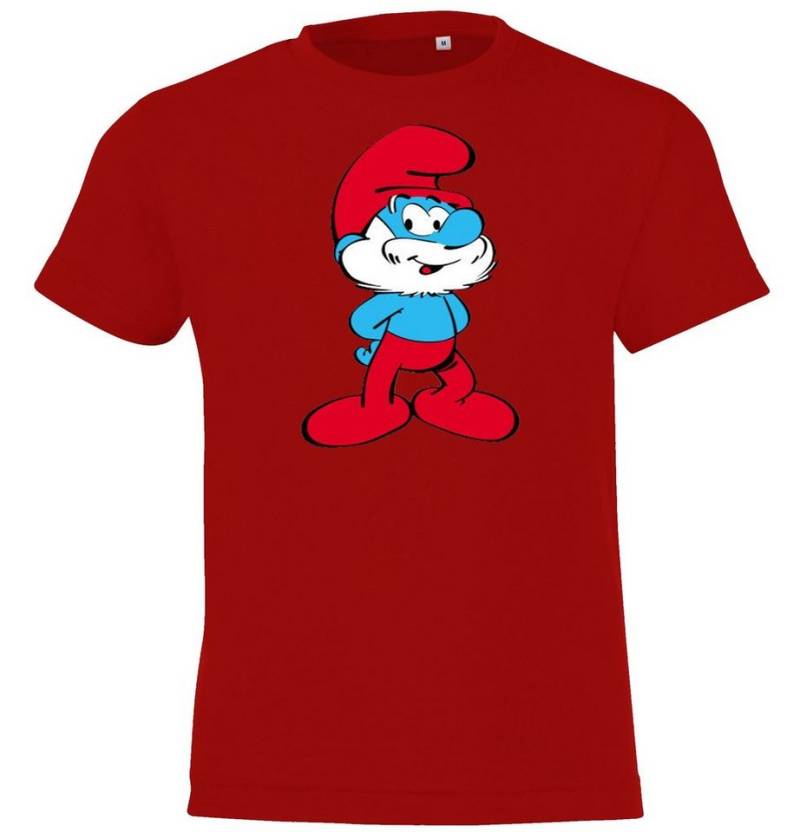 Youth Designz T-Shirt Kinder T-Shirt Modell Papa Schlumpf Mit trendigem Front Print von Youth Designz