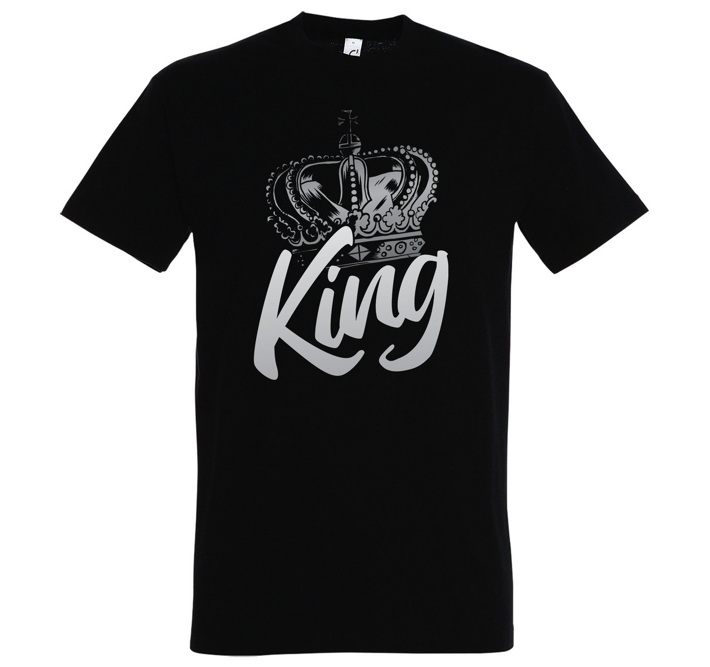 Youth Designz T-Shirt King König Krone Herren Shirt mit trendigem Frontprint von Youth Designz