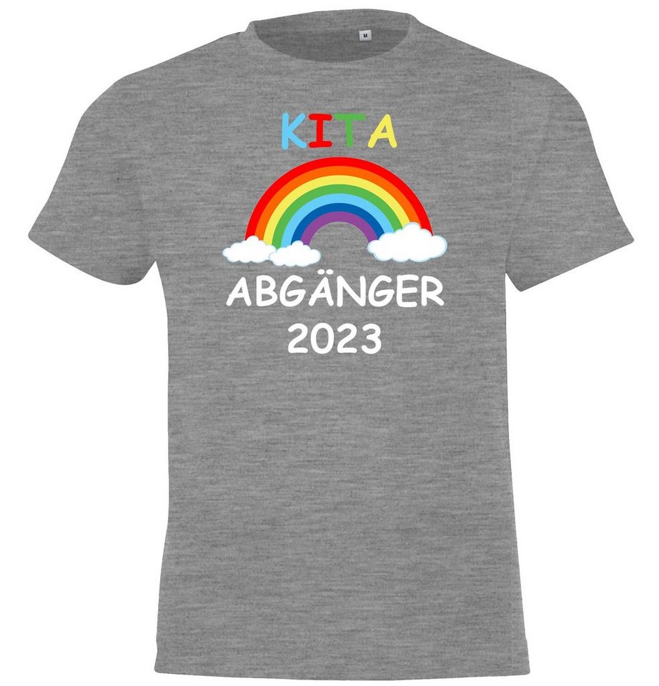 Youth Designz T-Shirt Kita Abgänger Kinder Shirt mit lustigem Regenborgen Aufdruck von Youth Designz