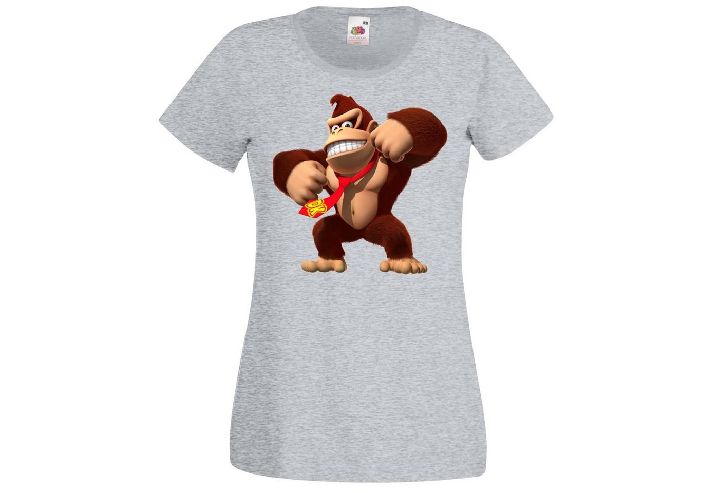 Youth Designz T-Shirt Kong Donkey Damen Shirt mit Retro Gaming Print Youth Designz T-Shirt Kong Donkey Damen Shirt mit Retro Gaming Print von Youth Designz