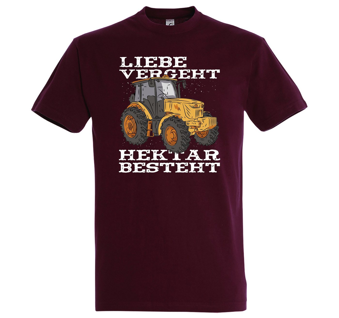 Youth Designz T-Shirt Liebe Vergeht, Liebe Besteht" Herren Shirt mit trendigem Frontprint" von Youth Designz