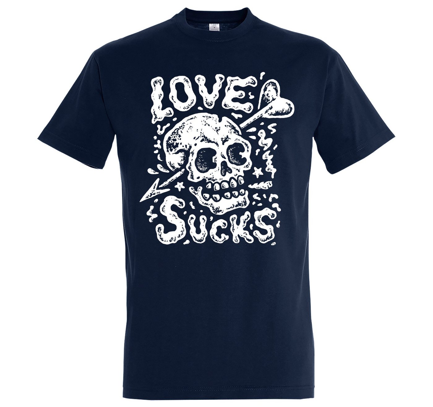 Youth Designz T-Shirt Love Sucks" Herren Shirt mit trendigem Frontprint" von Youth Designz