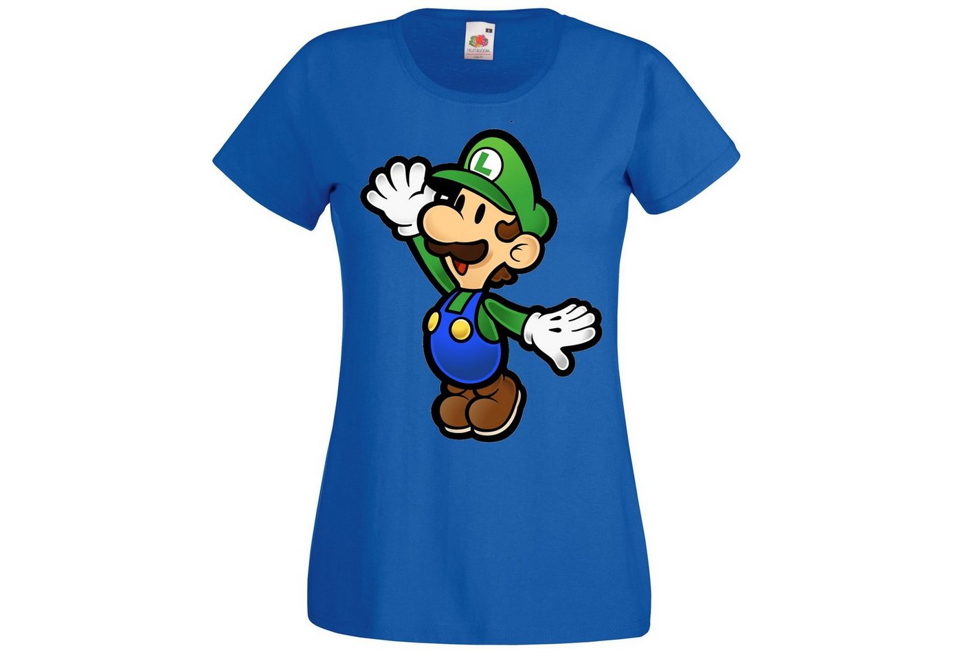 Youth Designz T-Shirt Luigi Damen Shirt mit retro Gaming Print von Youth Designz