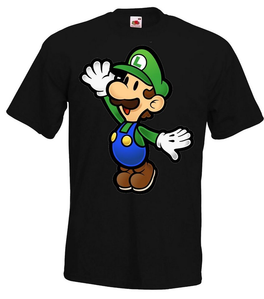 Youth Designz T-Shirt Luigi Herren T-Shirt mit trendigem Frontprint von Youth Designz