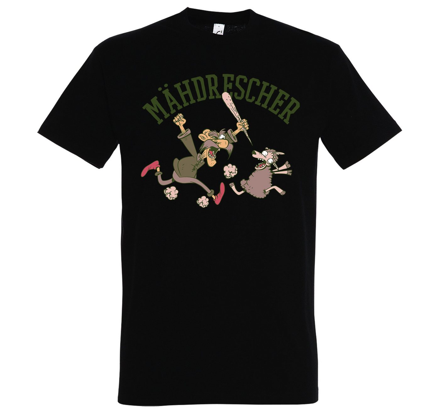 Youth Designz T-Shirt Mähdrescher Herren Shirt mit trendigem Frontprint von Youth Designz