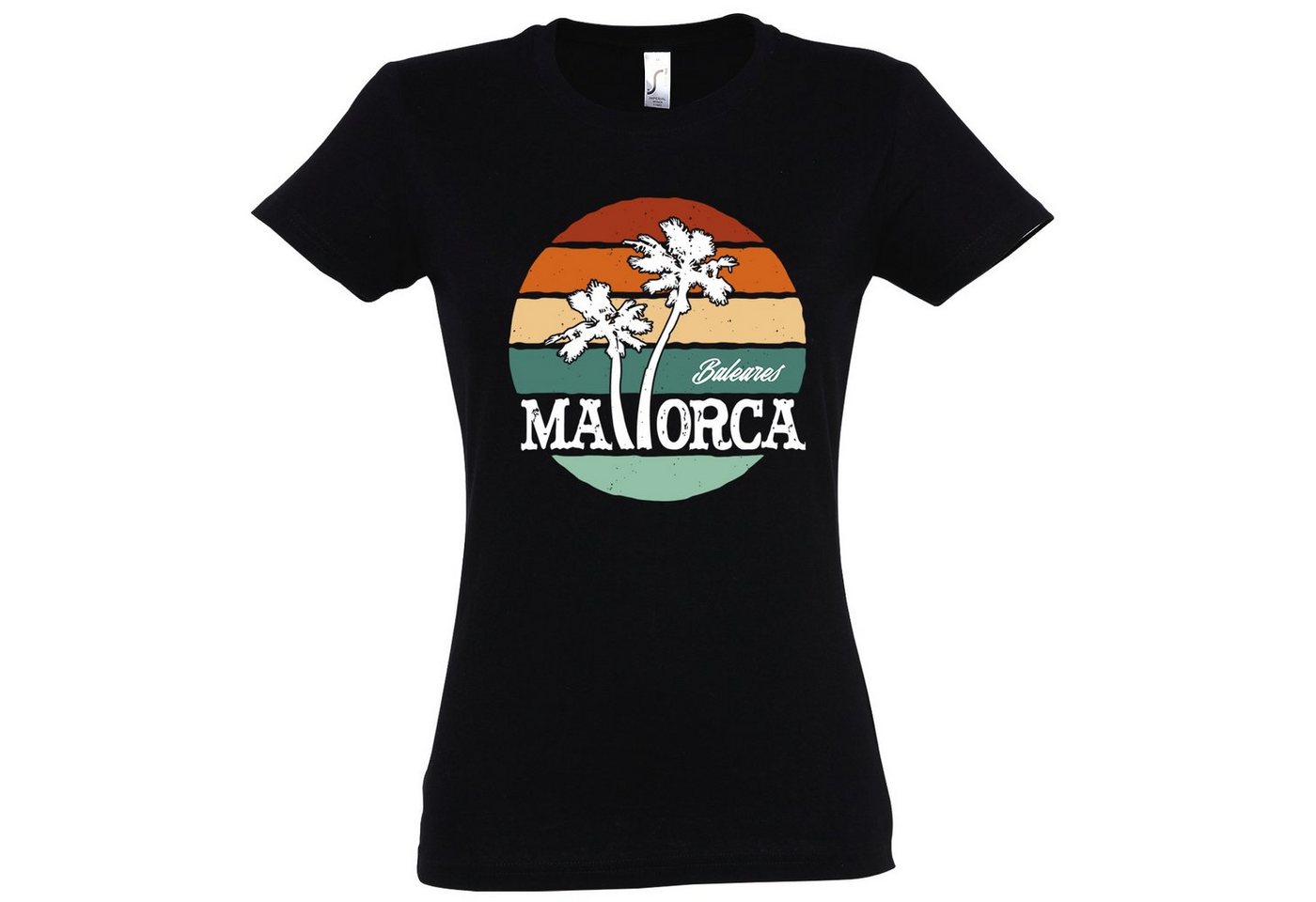 Youth Designz T-Shirt Mallorca Damen Shirt mit trendigem Frontprint von Youth Designz