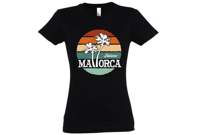 Youth Designz T-Shirt Mallorca Damen Shirt mit trendigem Frontprint von Youth Designz