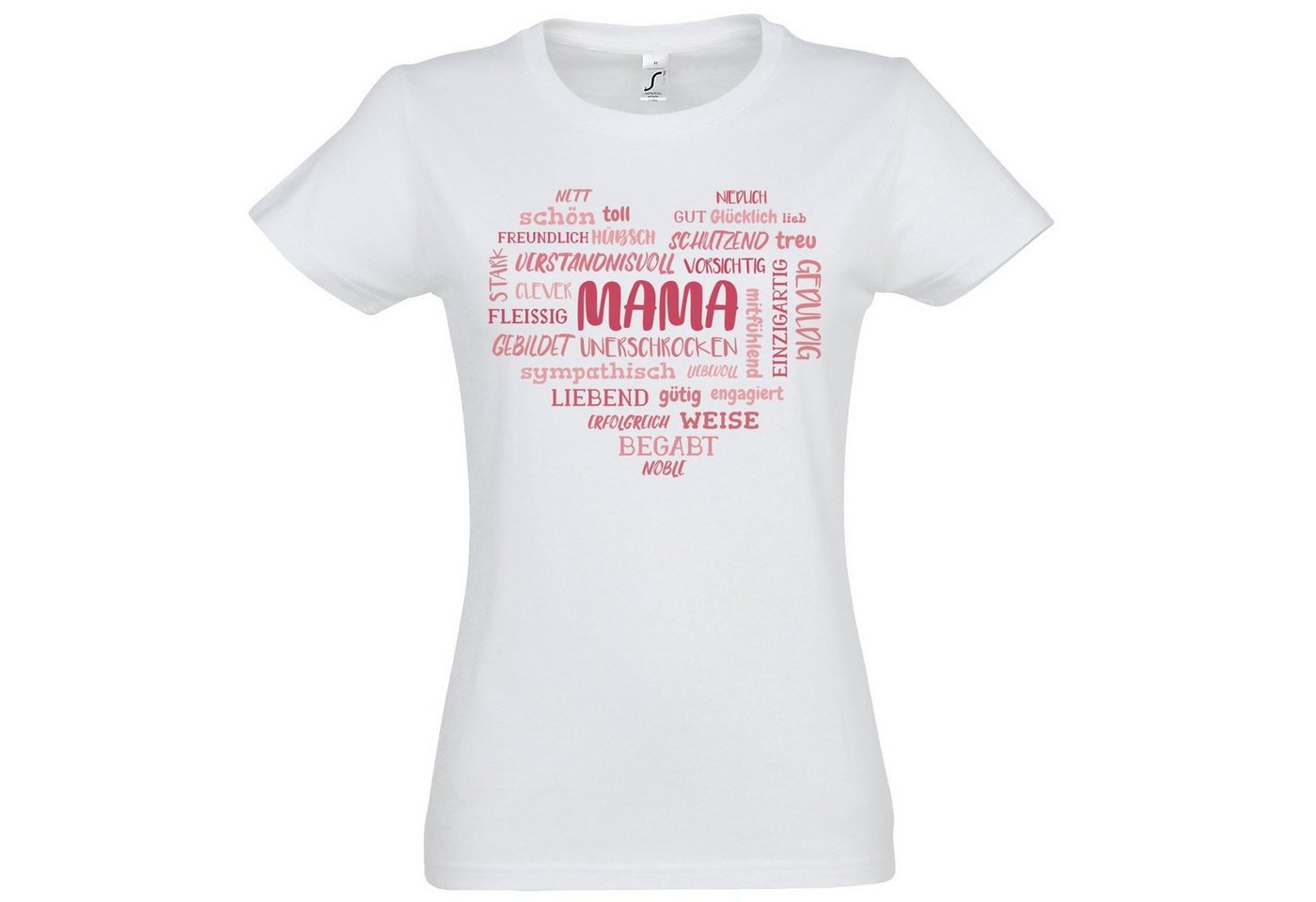 Youth Designz T-Shirt Mama Herz Damen Shirt mit modischem Print von Youth Designz