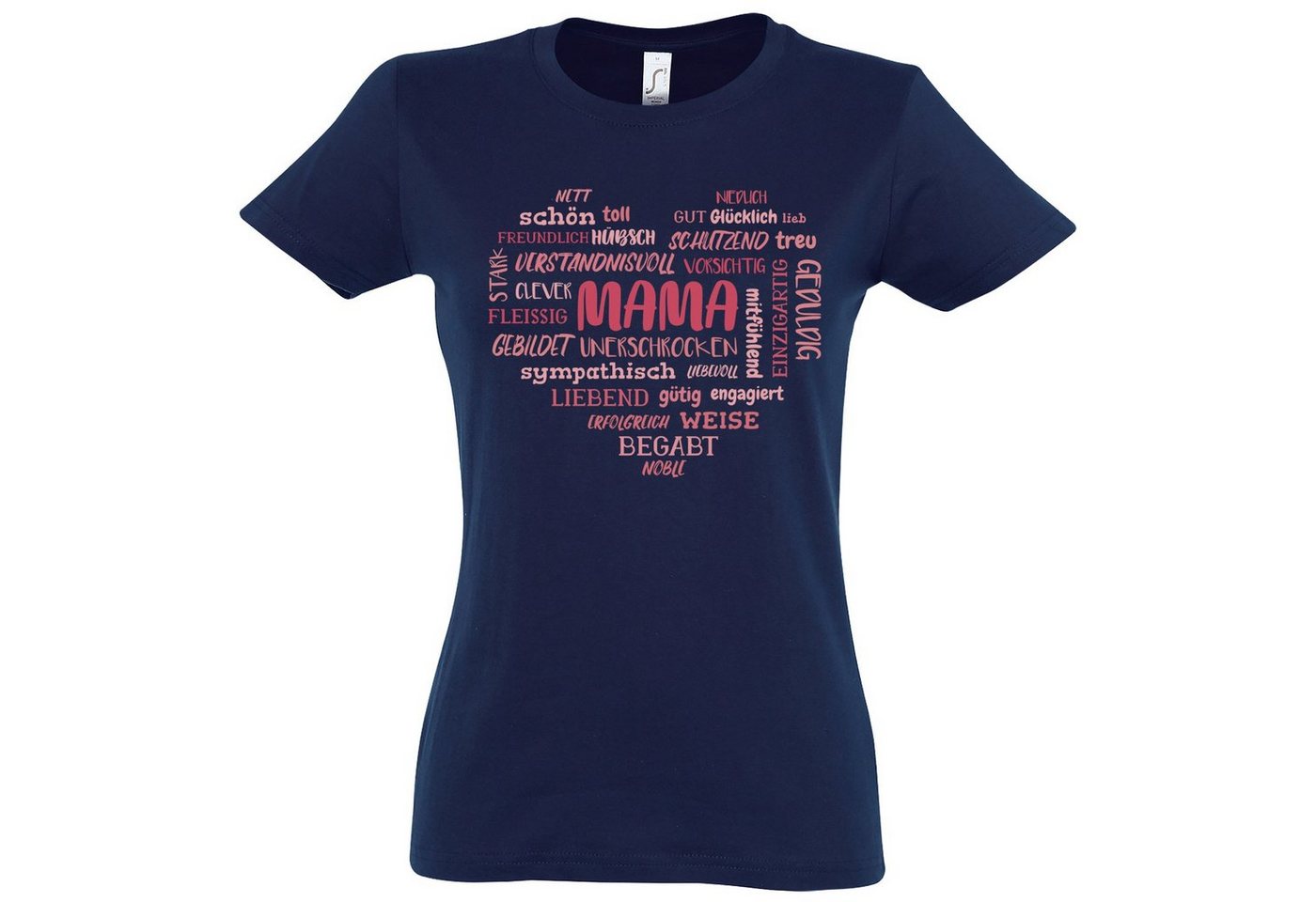 Youth Designz T-Shirt Mama Herz Damen Shirt mit modischem Print von Youth Designz