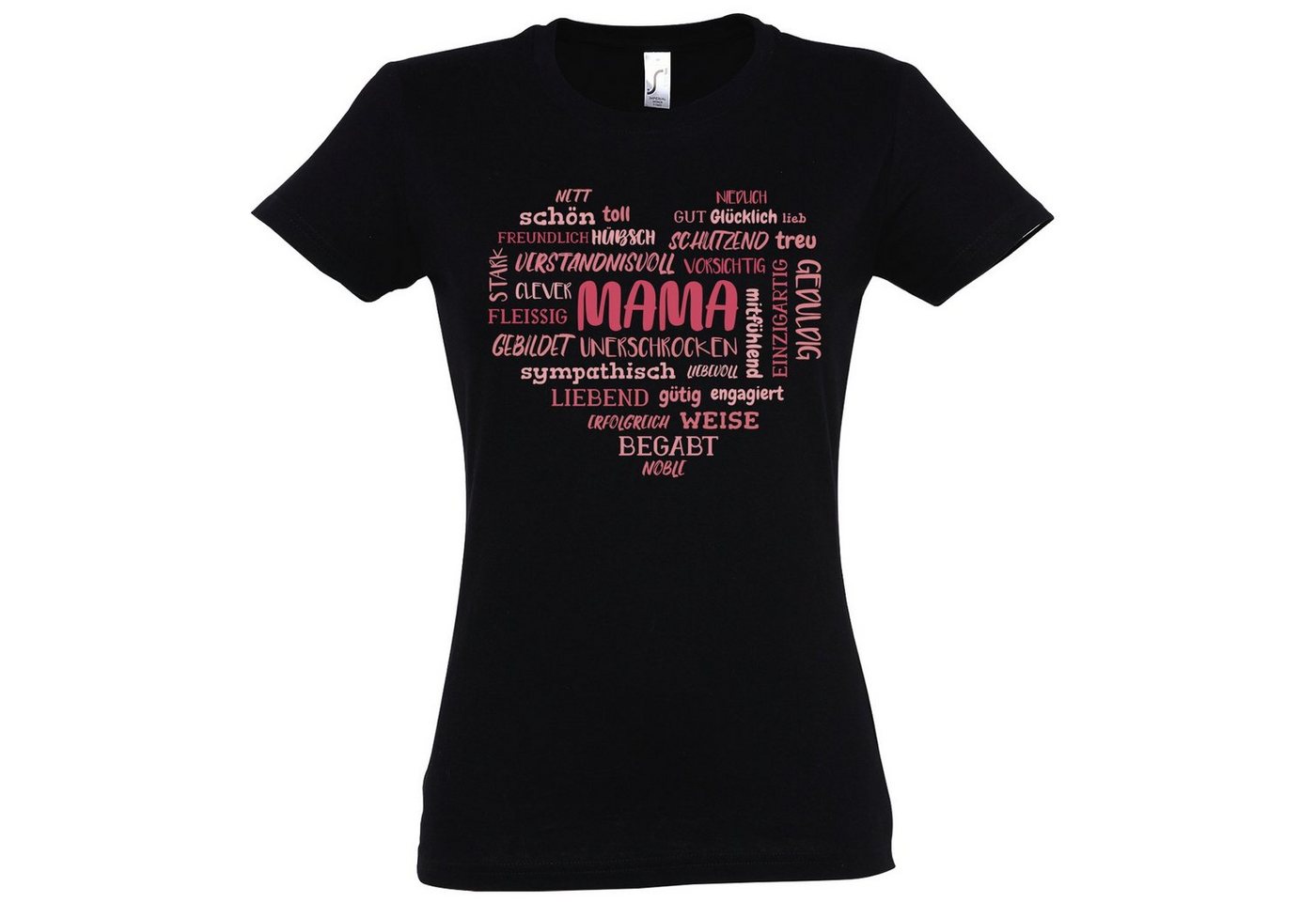 Youth Designz T-Shirt Mama Herz Damen Shirt mit modischem Print von Youth Designz