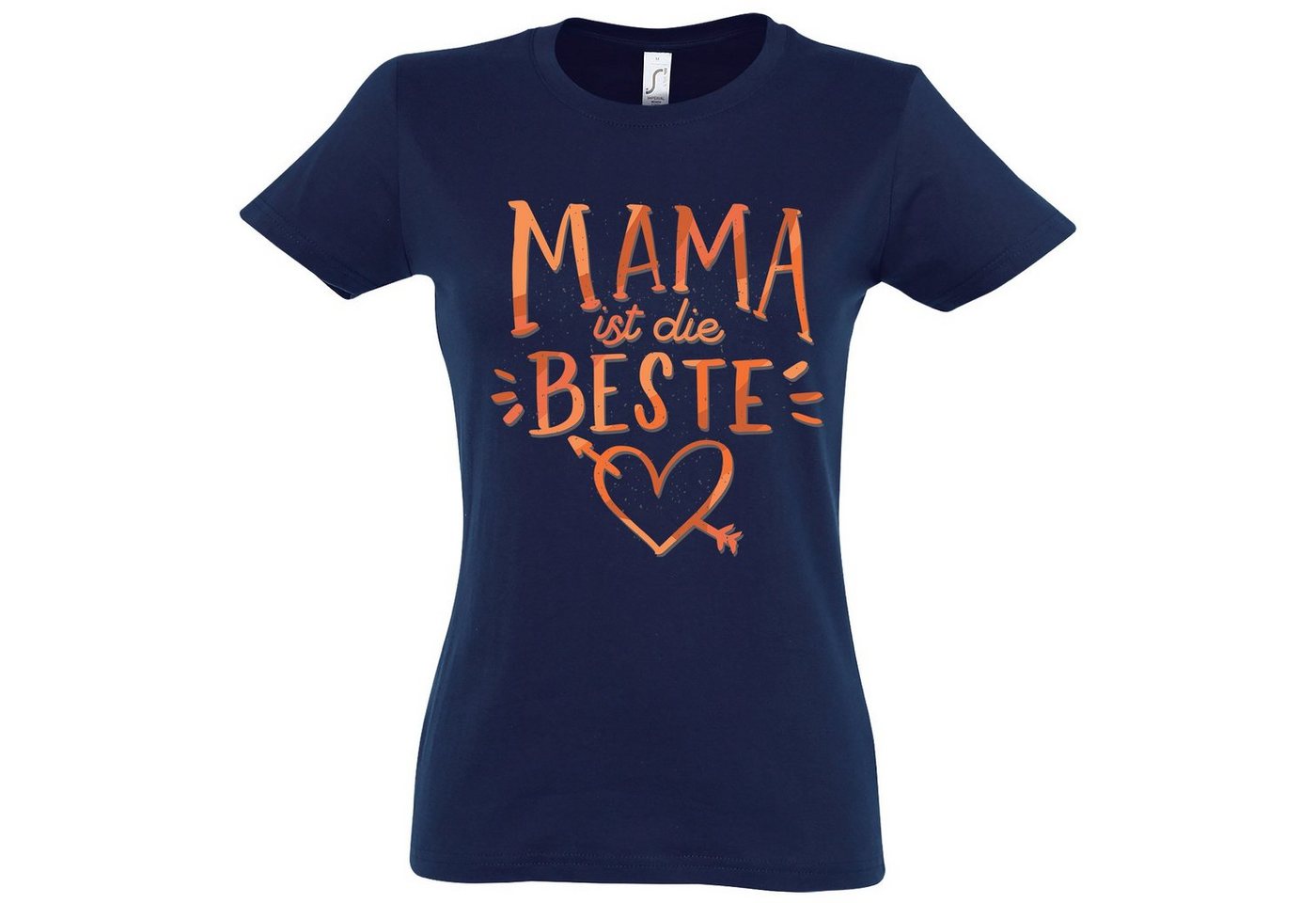 Youth Designz T-Shirt Mama Ist Die Beste Damen T-Shirt mit trendigem Frontprint von Youth Designz