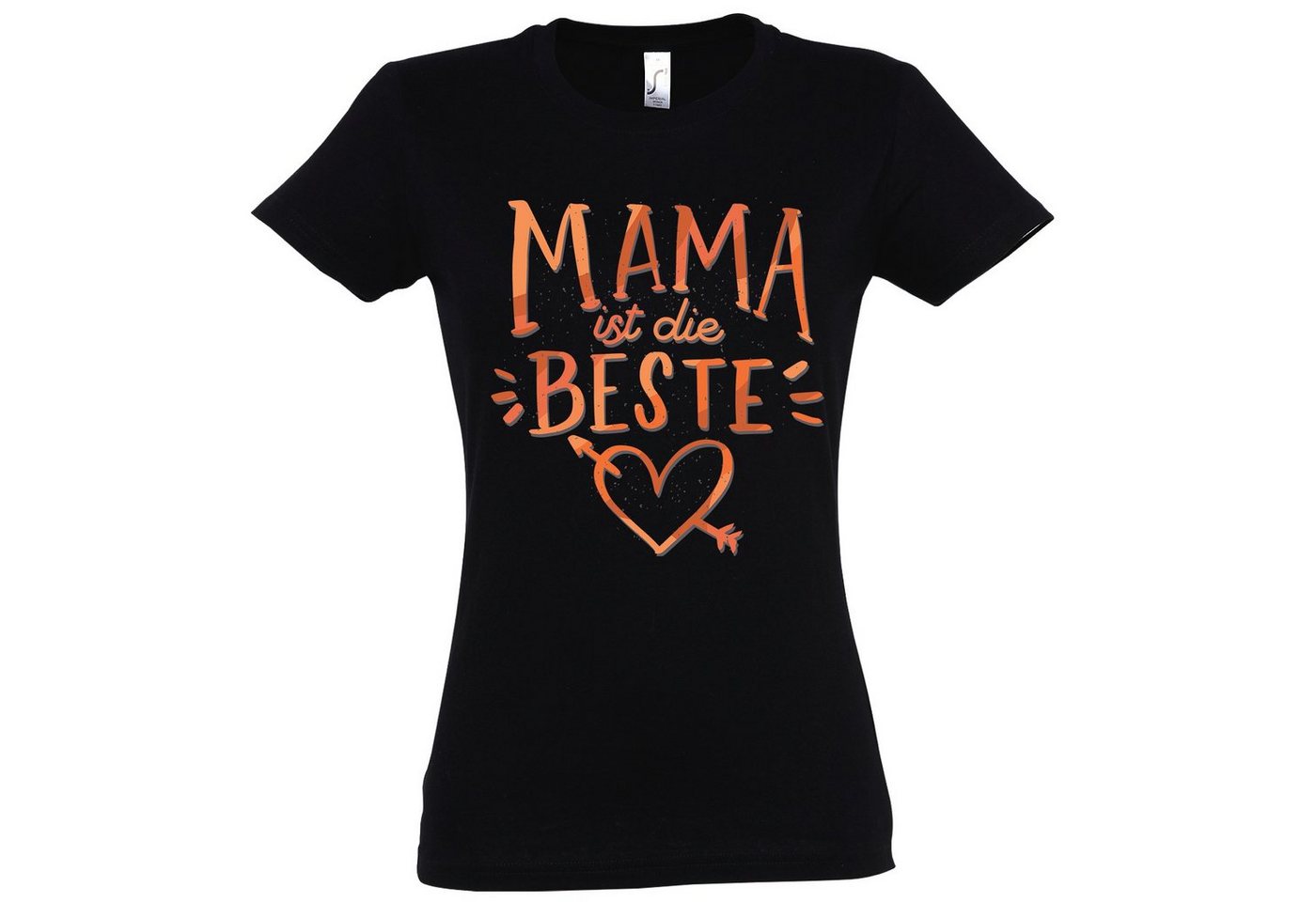 Youth Designz T-Shirt Mama Ist Die Beste Damen T-Shirt mit trendigem Frontprint von Youth Designz