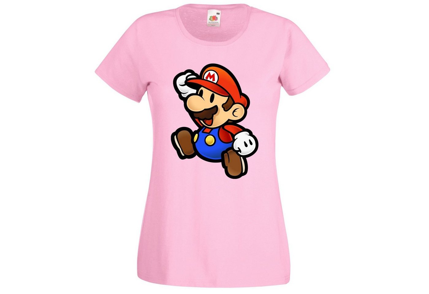 Youth Designz T-Shirt Mario Damen T-Shirt mit Retro Gaming Print von Youth Designz