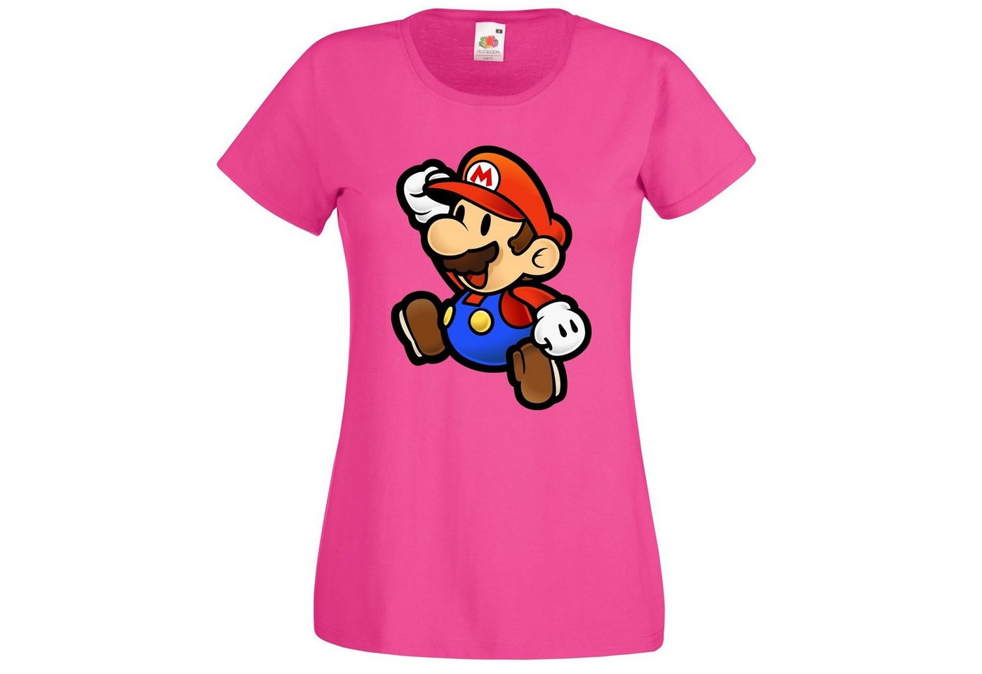 Youth Designz T-Shirt Mario Damen T-Shirt mit Retro Gaming Print von Youth Designz