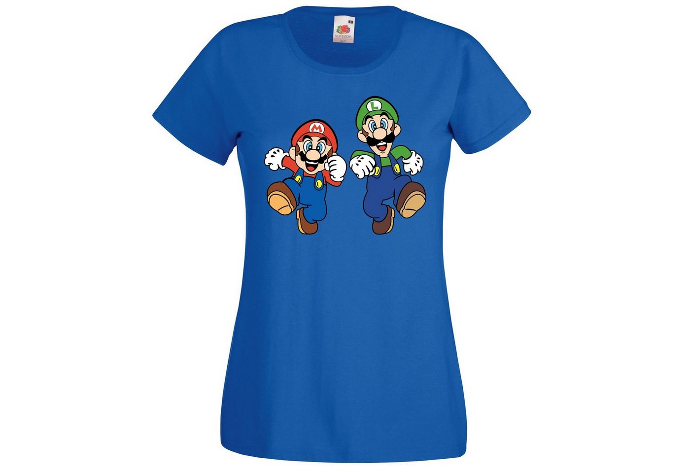 Youth Designz T-Shirt Mario & Luigi Damen T-Shirt mit modischem Frontprint von Youth Designz