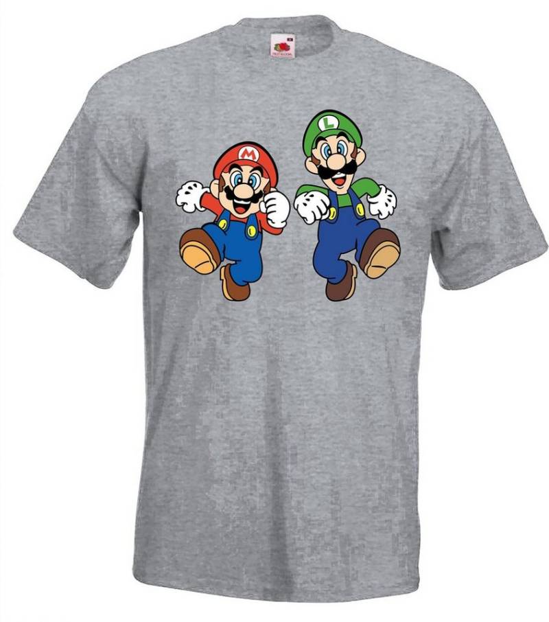 Youth Designz T-Shirt Mario & Luigi Herren T-Shirt mit modischem Frontprint von Youth Designz