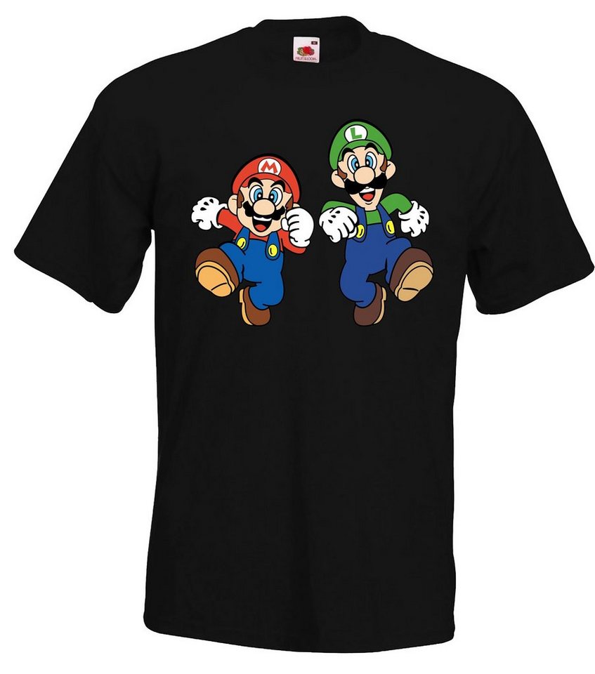 Youth Designz T-Shirt Mario & Luigi Herren T-Shirt mit modischem Frontprint von Youth Designz