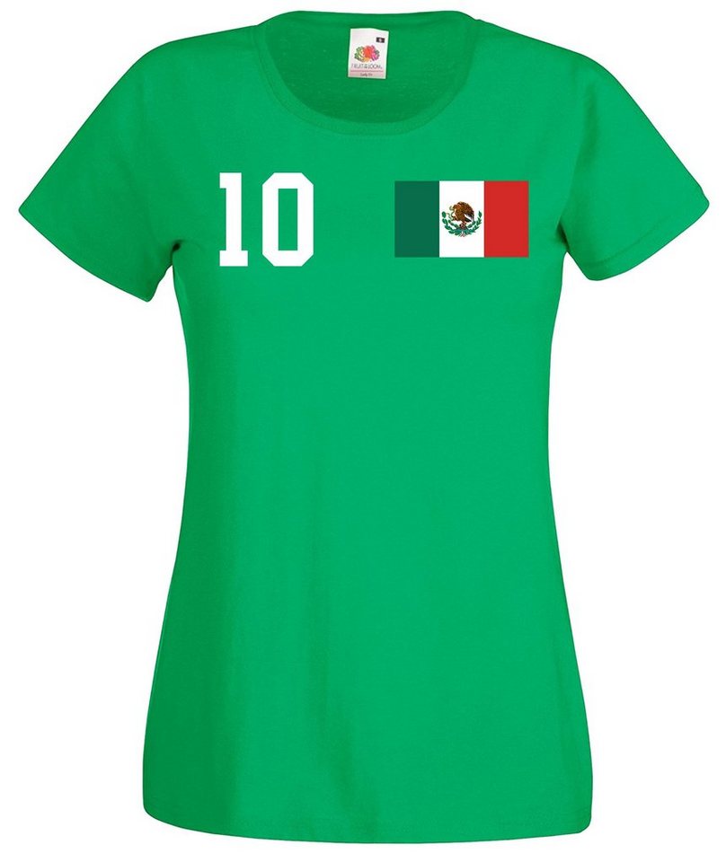Youth Designz T-Shirt Mexiko Damen T-Shirt mit trendigem Motiv Youth Designz T-Shirt Mexiko Damen T-Shirt mit trendigem Motiv von Youth Designz