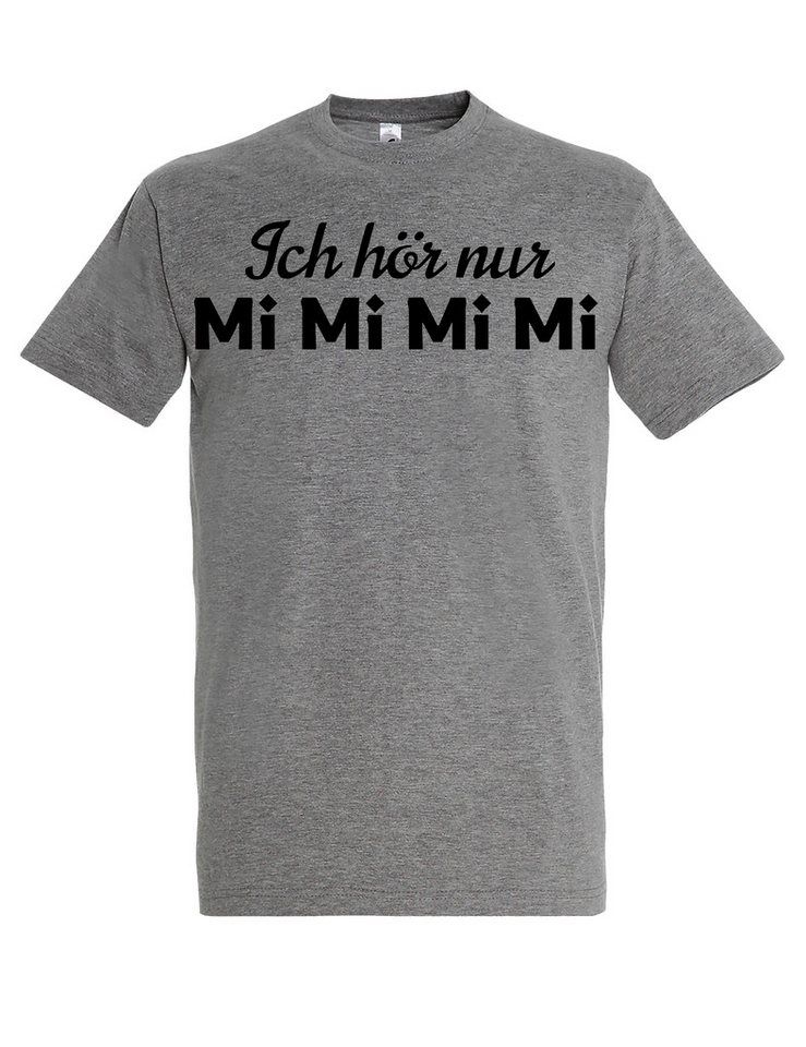 Youth Designz T-Shirt "Ich höre nur MiMiMiMi" Herren T-Shirt Fun Print Geschenk Statement mit lustigem Frontprint von Youth Designz