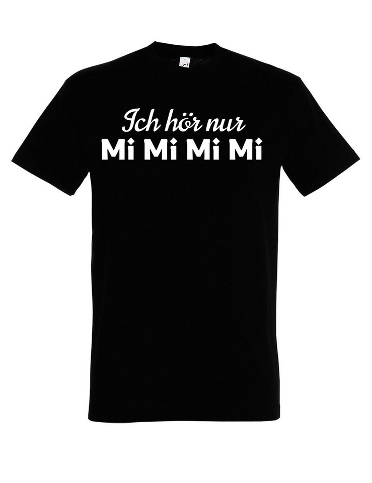 Youth Designz T-Shirt "Ich höre nur MiMiMiMi" Herren T-Shirt Fun Print Geschenk Statement mit lustigem Frontprint von Youth Designz