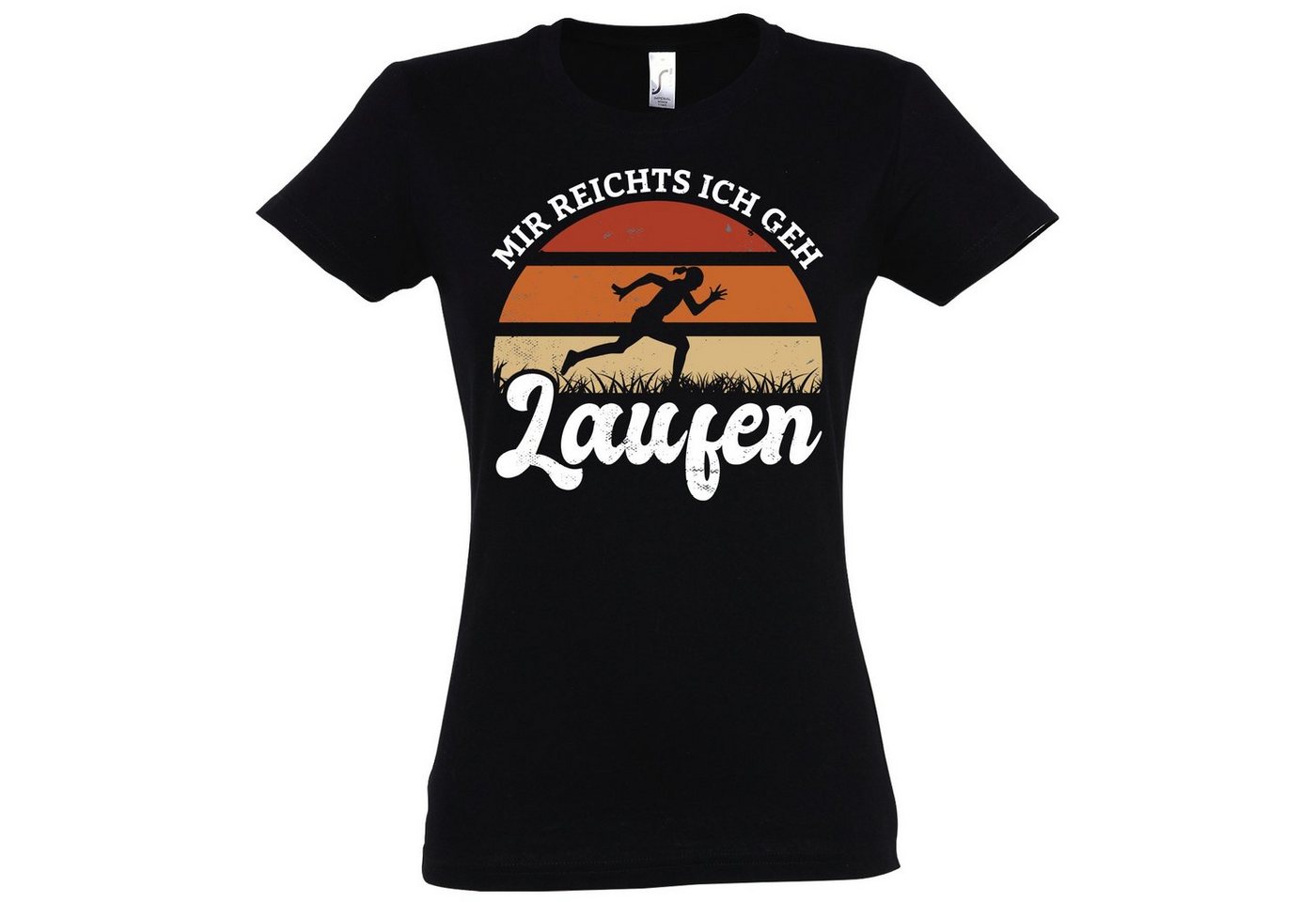 Youth Designz T-Shirt Mir reichts Ich geh Laufen Damen T-Shirt Mit modischem Print von Youth Designz