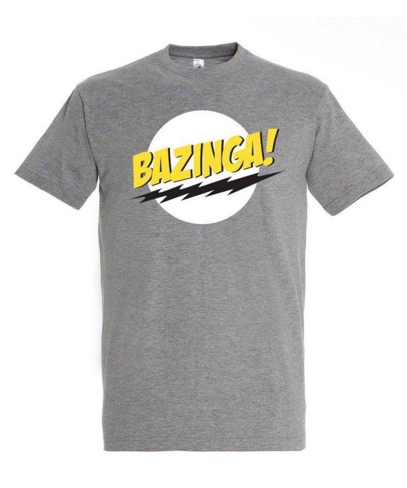 Youth Designz T-Shirt Modell Bazinga Herren T-Shirt Mit trendigem Frontprint von Youth Designz