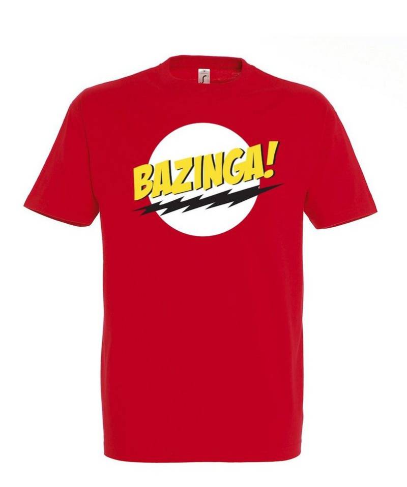 Youth Designz T-Shirt Modell Bazinga Herren T-Shirt Mit trendigem Frontprint von Youth Designz