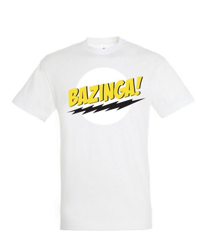 Youth Designz T-Shirt Modell Bazinga Herren T-Shirt Mit trendigem Frontprint von Youth Designz