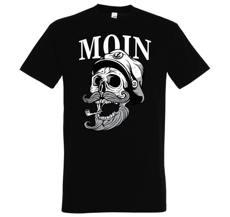 Youth Designz T-Shirt Moin Captain Skull Herren T-Shirt mit modischem Spruch Print von Youth Designz