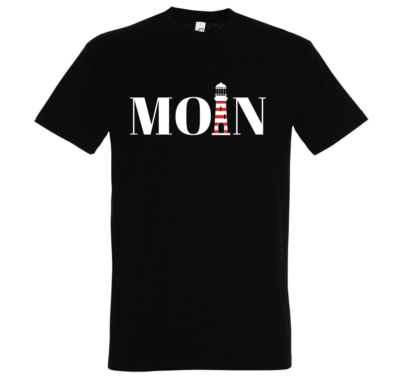 Youth Designz T-Shirt Moin Leuchtturm Herren Shirt mit trendigem Frontprint von Youth Designz