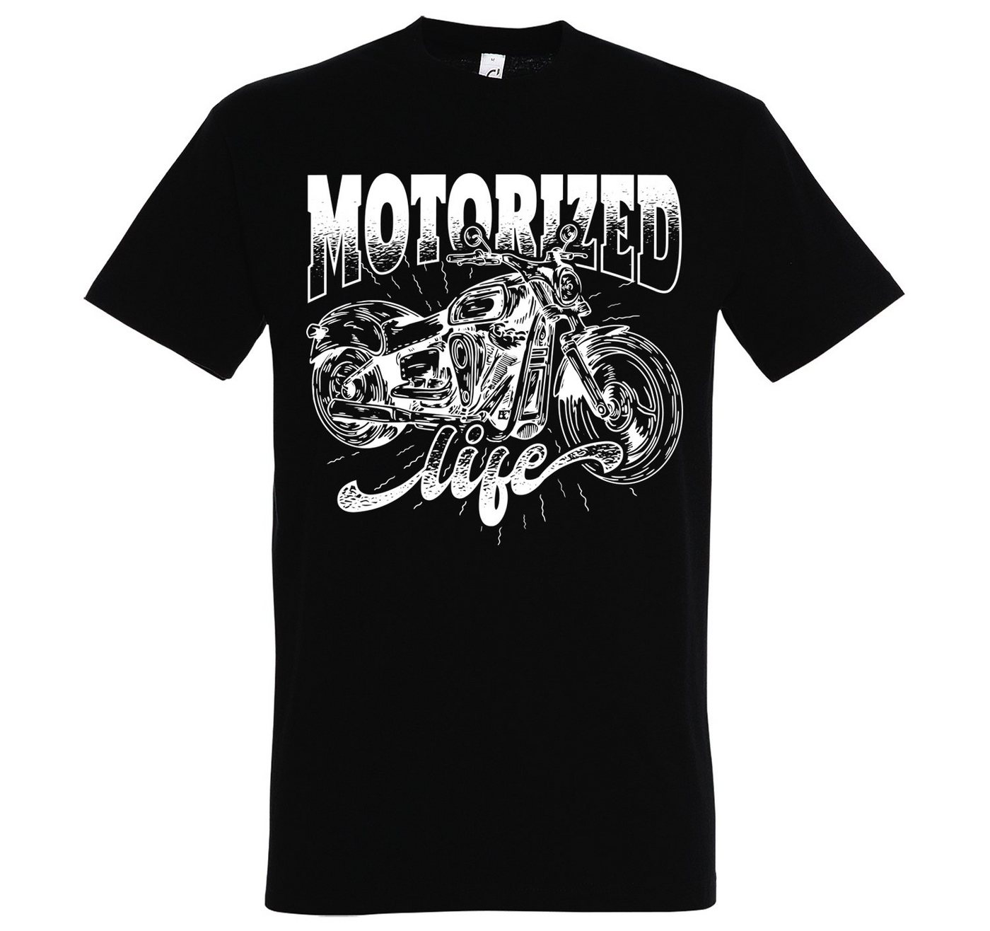 Youth Designz T-Shirt Motorized life Herren Shirt mit lustigem Spruch von Youth Designz