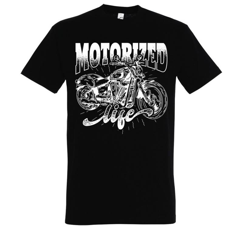Youth Designz T-Shirt Motorized life Herren Shirt mit lustigem Spruch von Youth Designz