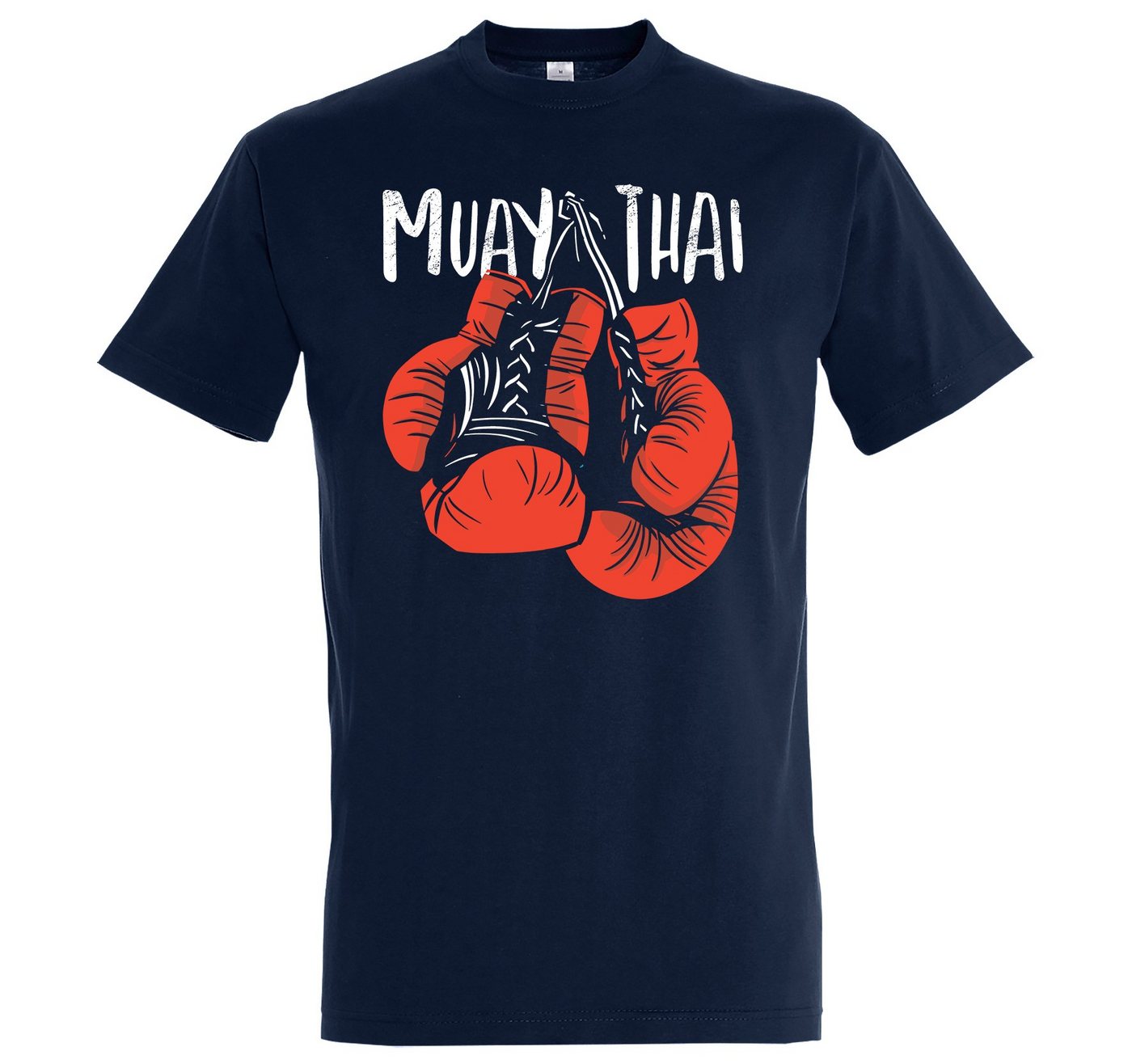 Youth Designz T-Shirt Muay Thai Boxen Herren Shirt mit trendigem Frontprint von Youth Designz