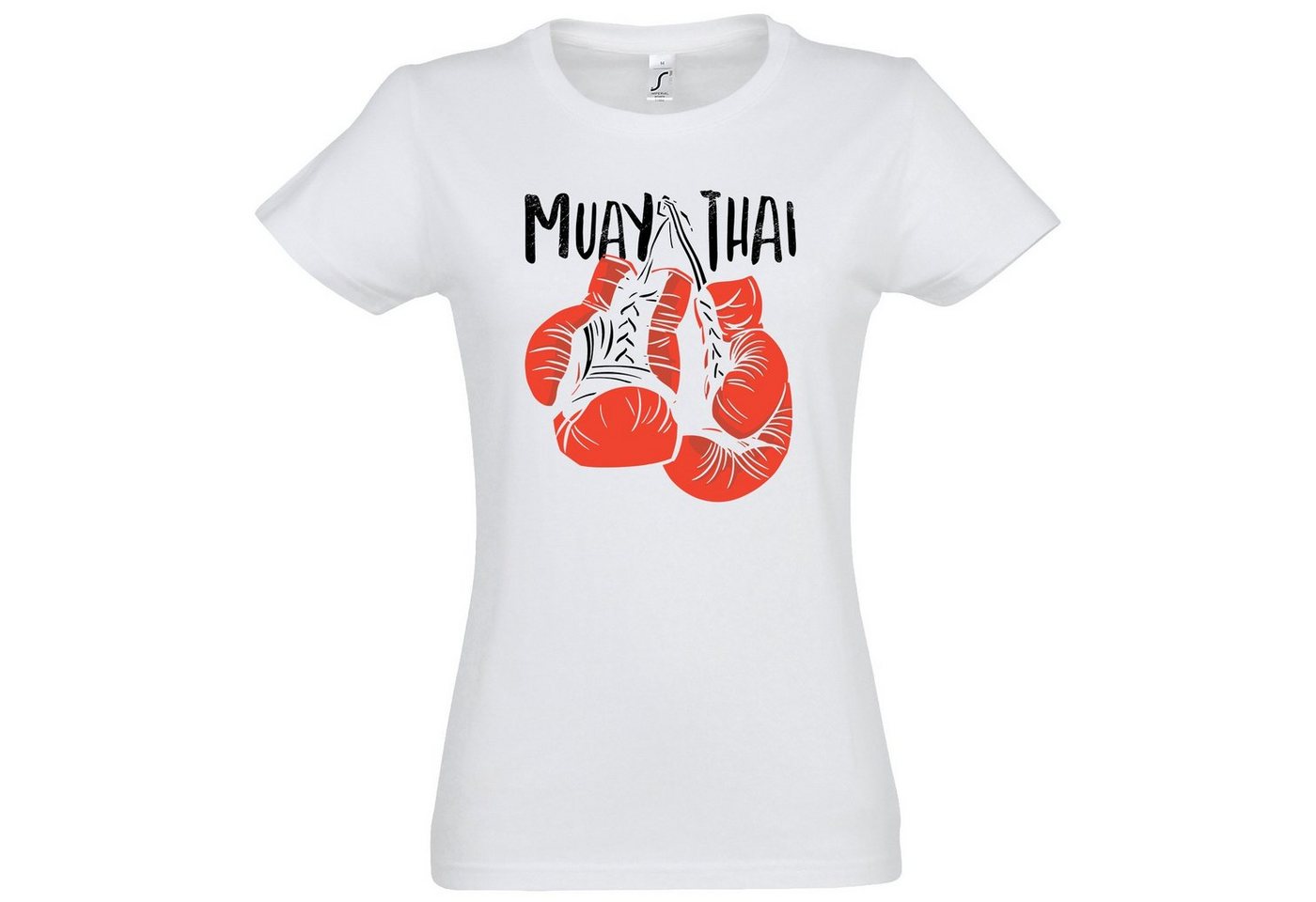 Youth Designz T-Shirt Muay Thai Damen Shirt mit trendigem Frontprint von Youth Designz