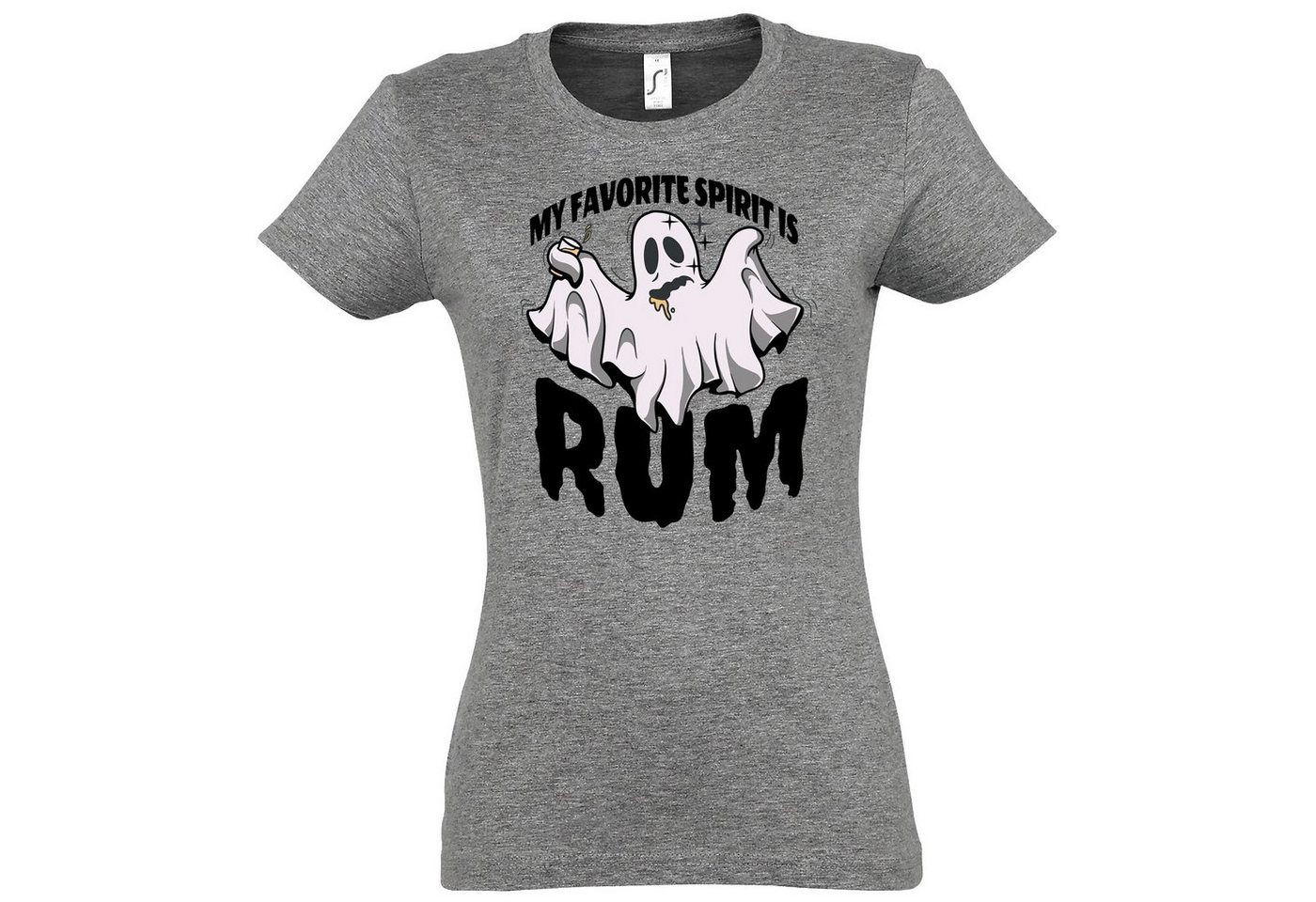 Youth Designz T-Shirt My favorite Spirit is RUM Damen Shirt im Fun-Look von Youth Designz