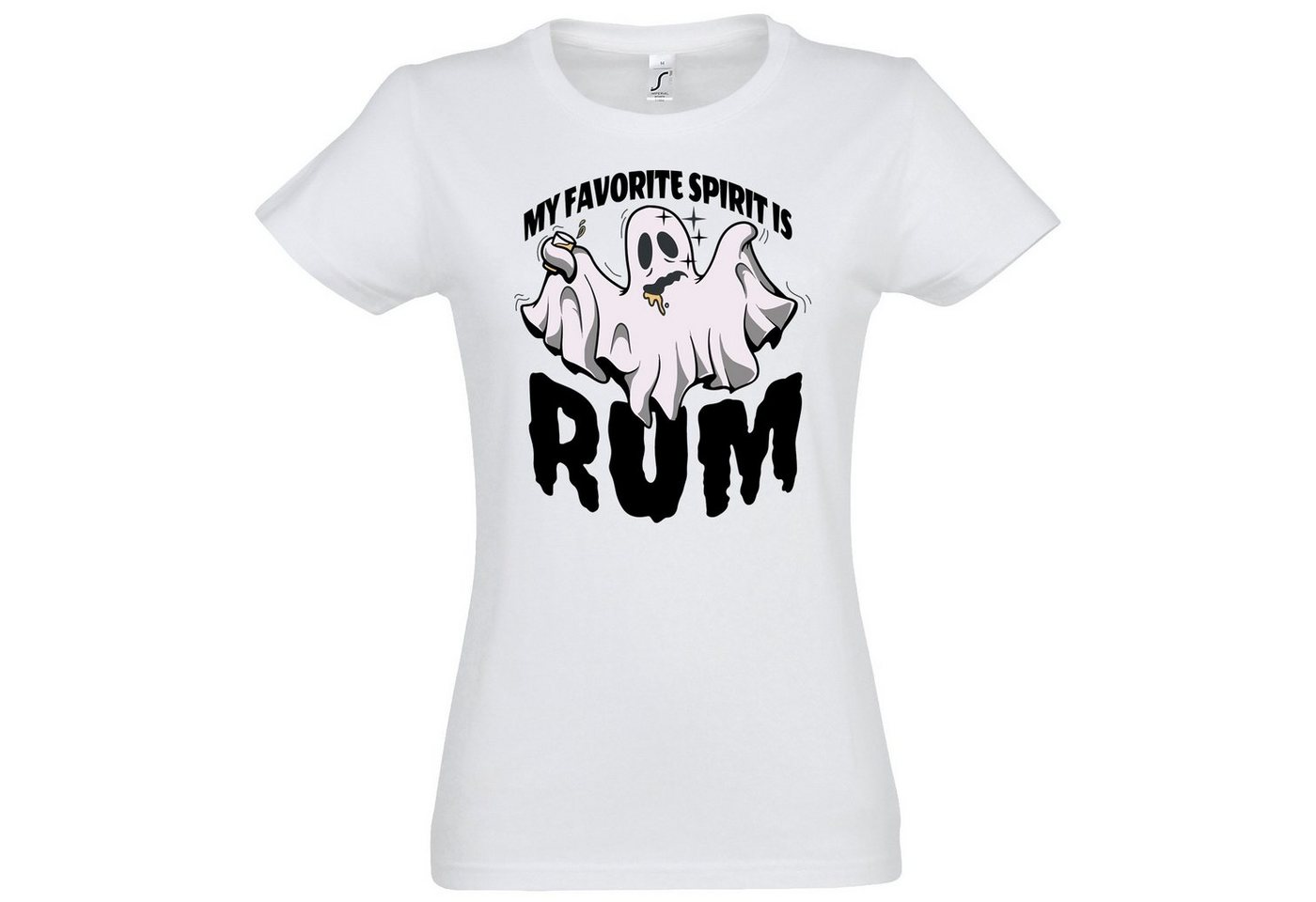 Youth Designz T-Shirt My favorite Spirit is RUM Damen Shirt im Fun-Look von Youth Designz