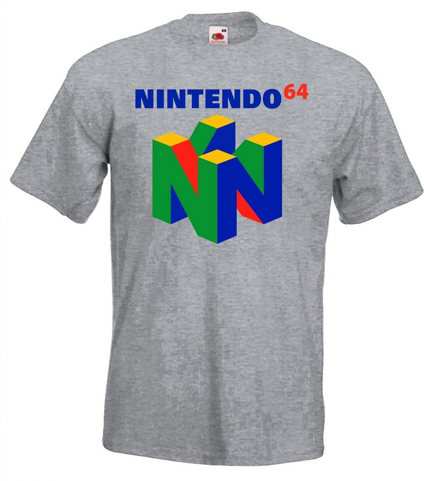 Youth Designz T-Shirt N64 Herren Shirt mit trendigem Frontprint von Youth Designz