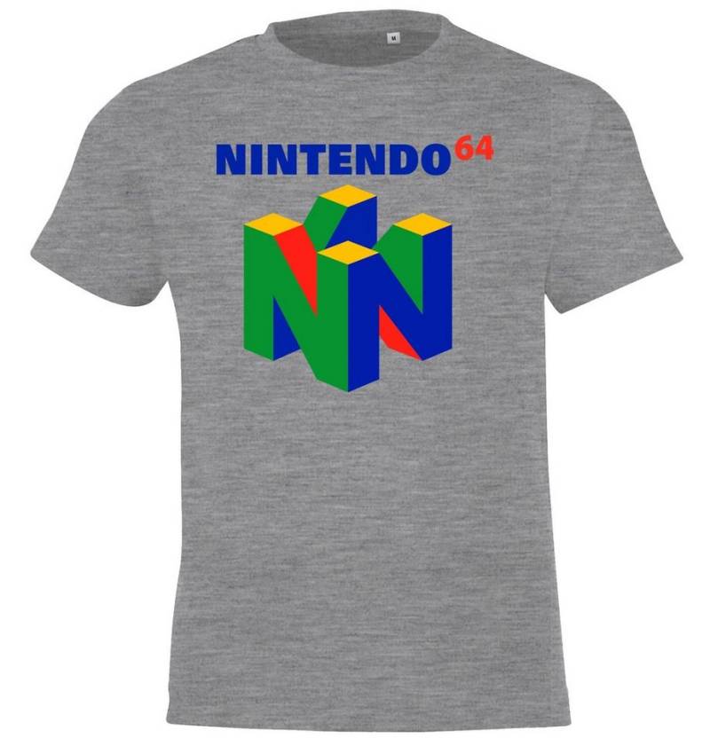 Youth Designz T-Shirt N64 Kinder T-Shirt für Jungen und Mädchen mit trendigem Frontprint von Youth Designz