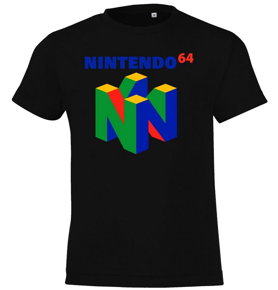 Youth Designz T-Shirt N64 Kinder T-Shirt für Jungen und Mädchen mit trendigem Frontprint von Youth Designz