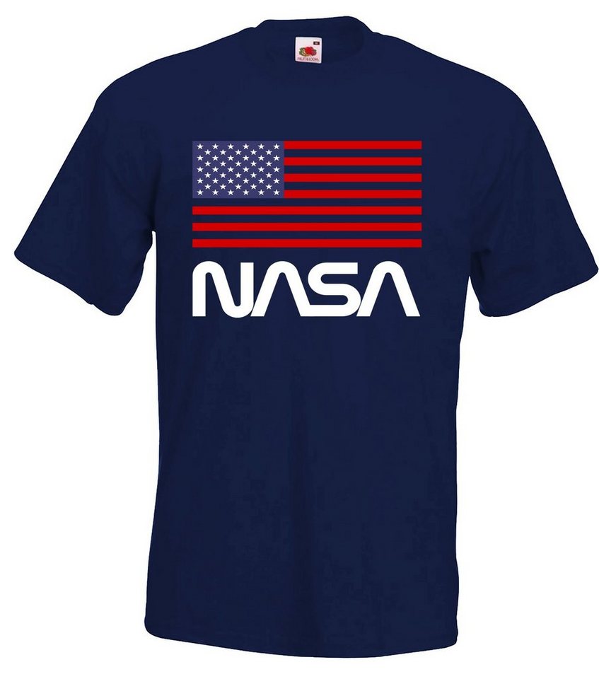 Youth Designz T-Shirt NASA USA Herren T-Shirt mit trendigem Frontprint von Youth Designz