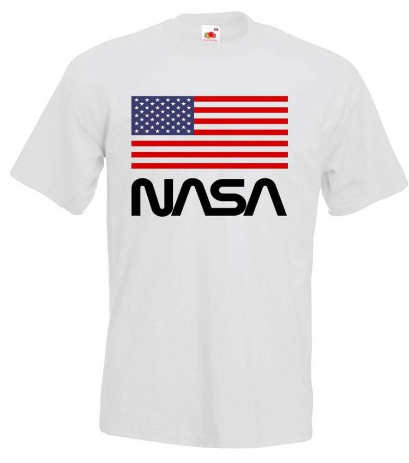 Youth Designz T-Shirt NASA USA Herren T-Shirt mit trendigem Frontprint von Youth Designz