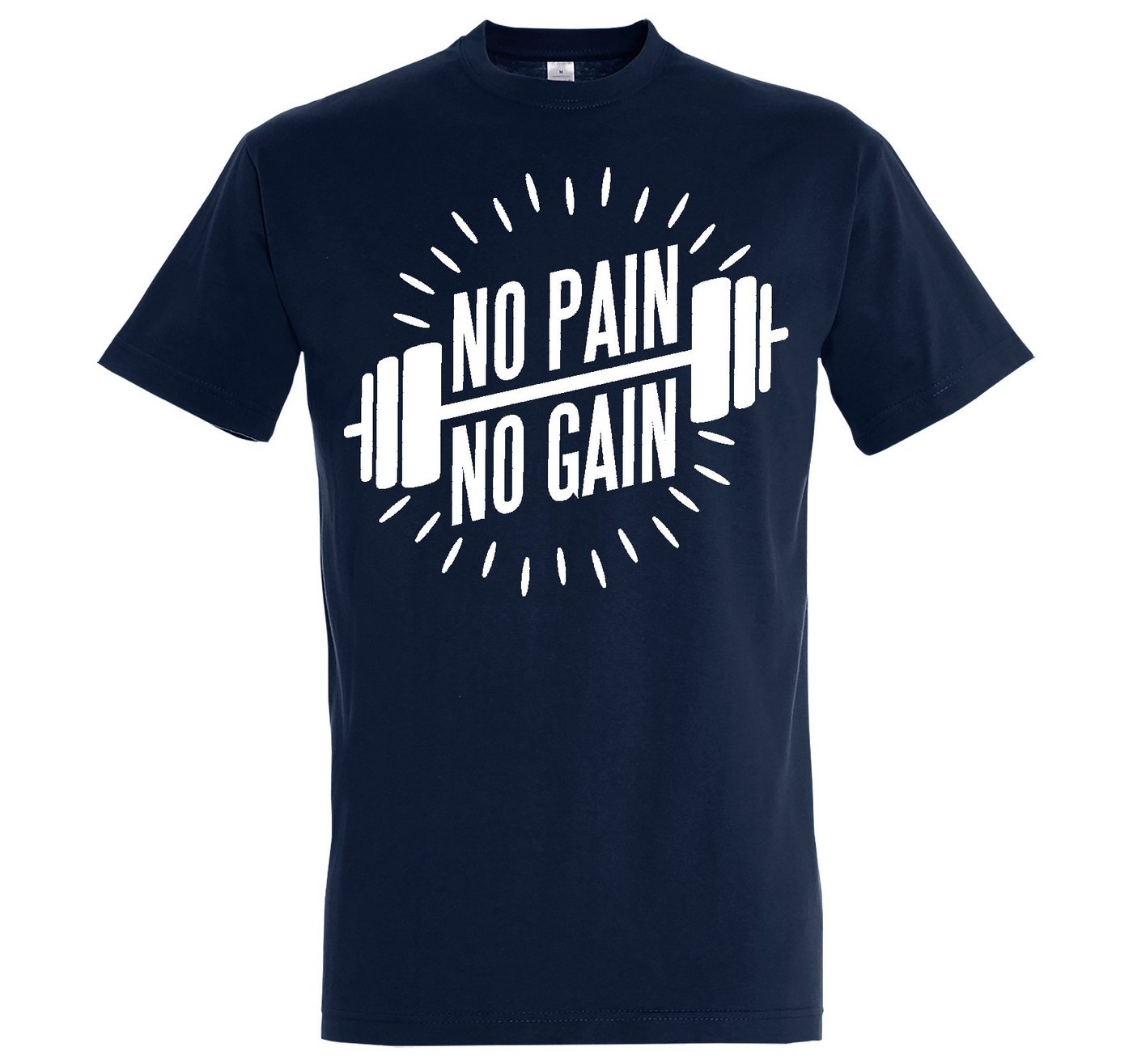 Youth Designz T-Shirt No Pain No Gain Herren Shirt mit trendigem Fitness Motiv von Youth Designz