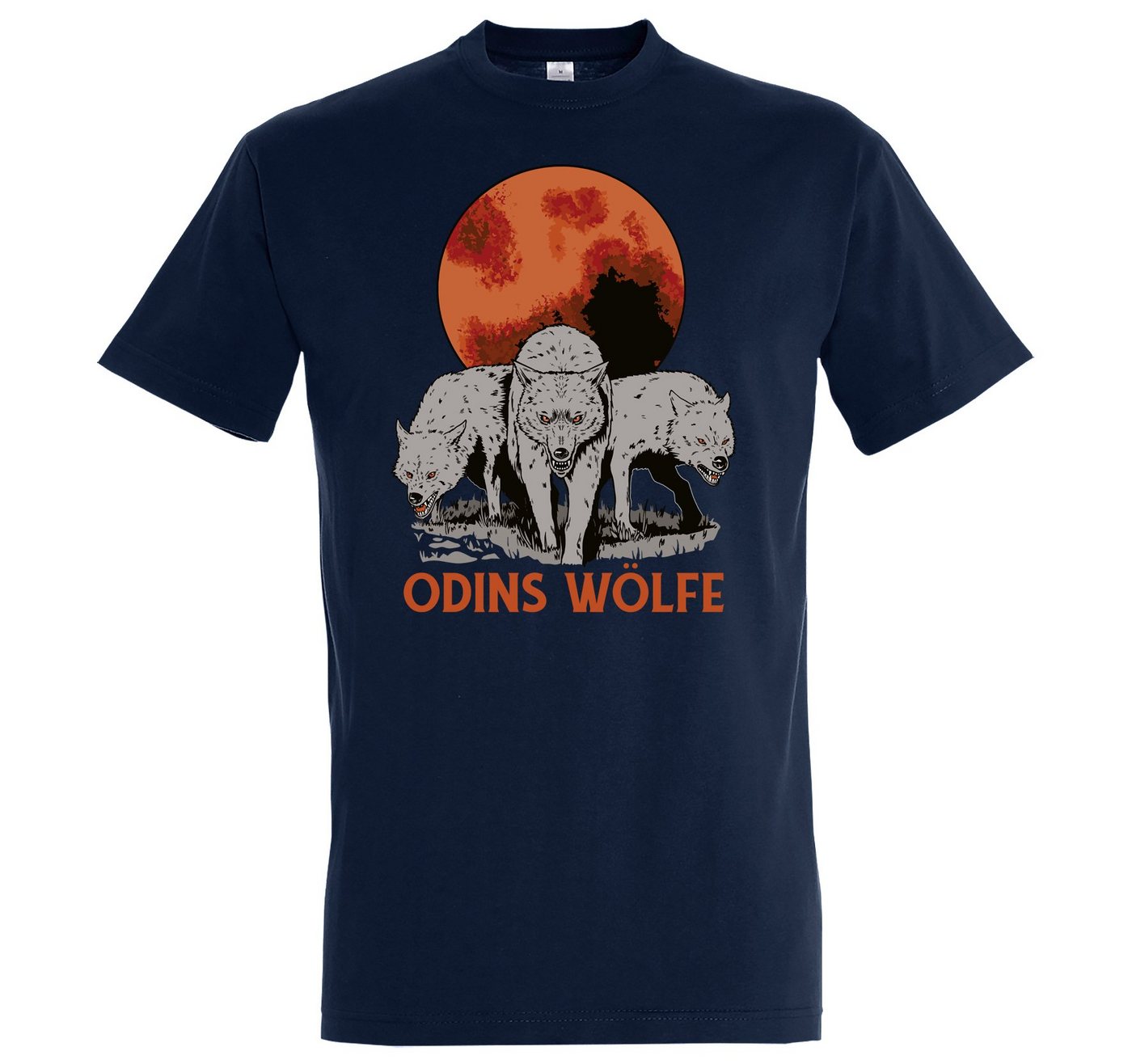 Youth Designz T-Shirt Odins Wölfe Herren Shirt mit trendigem Frontprint von Youth Designz