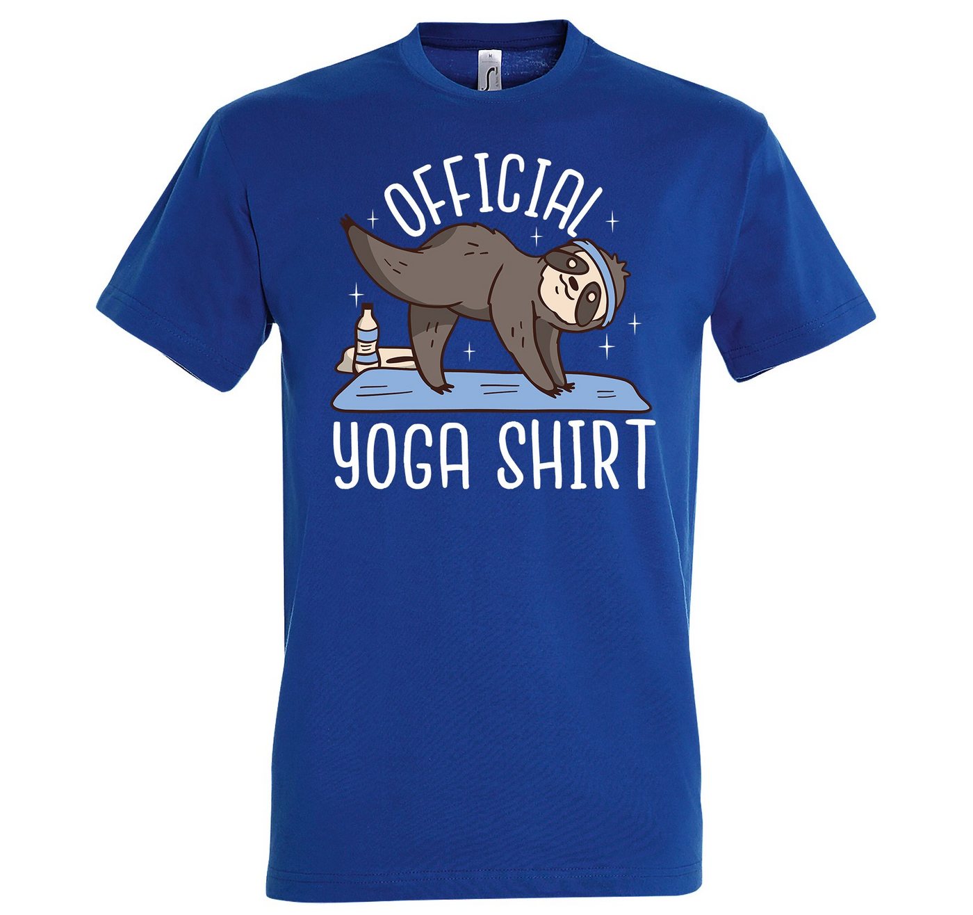 Youth Designz T-Shirt Official Yoga Herren Shirt mit lustigem Faultier Frontprint Youth Designz T-Shirt Official Yoga Herren Shirt mit lustigem Faultier Frontprint von Youth Designz